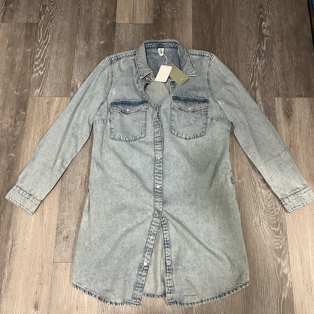 H&M Denim Shirt Dress